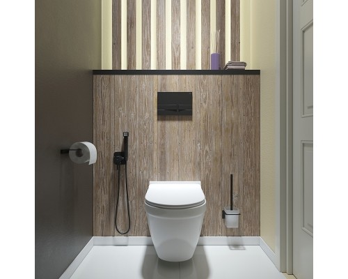 Клавиша смыва Iddis Unifix UNI06MBi77 Черная матовая