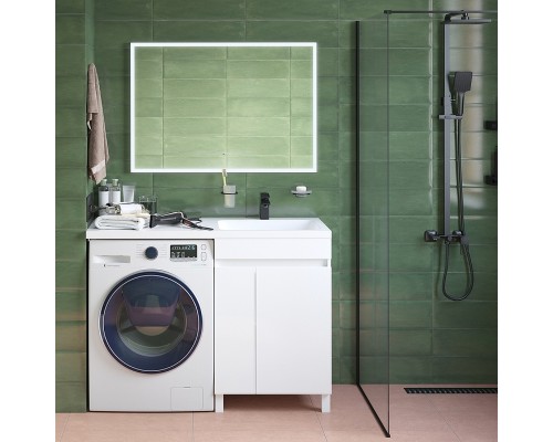 Тумба с раковиной Iddis Optima Home 120 R OPH12RDi95K Белый