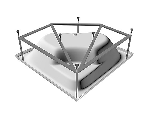 Акриловая ванна Vayer Iryda 150x150 Гл000006822 без гидромассажа Акриловая ванна Vayer Iryda 150x150 Гл000006822 без гидромассажа