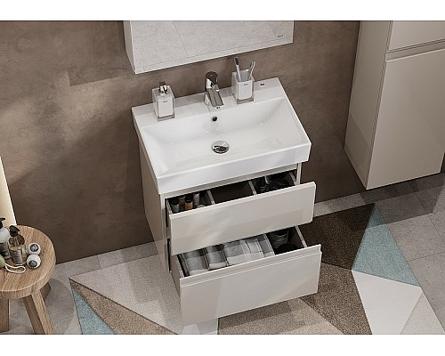 Тумба под раковину Roca Oleta 60 A857639515 подвесная Капучино