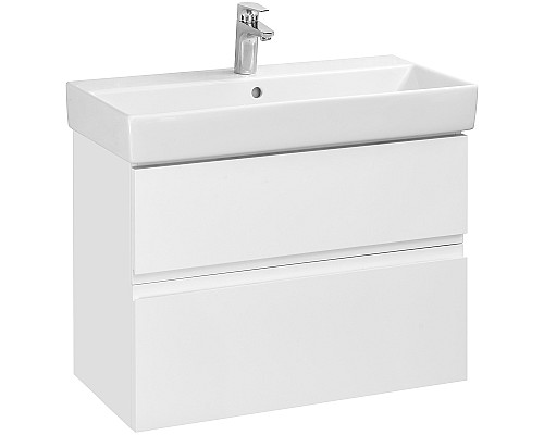 Тумба под раковину Roca Oleta 80 A857640501 подвесная Белая матовая