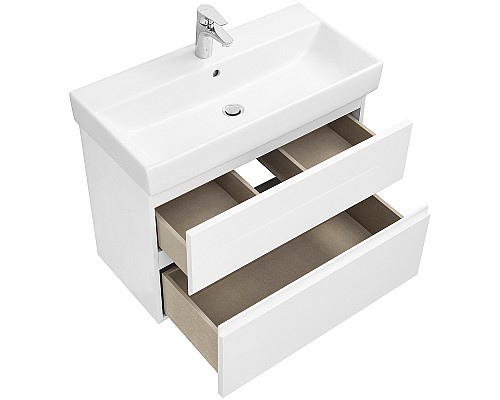 Тумба под раковину Roca Oleta 80 A857640501 подвесная Белая матовая