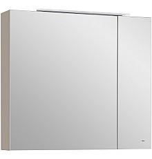 Зеркальный шкаф Roca Oleta 80 A857647515 с подсветкой Капучино