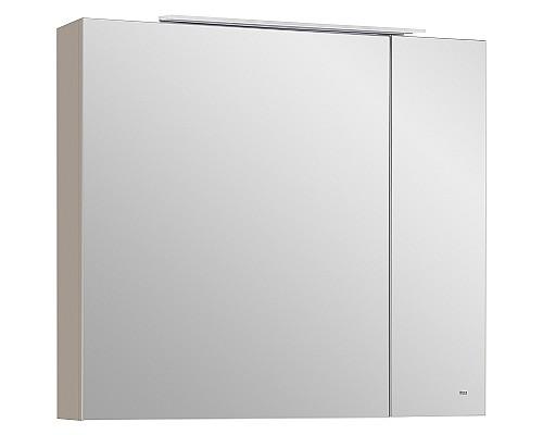 Зеркальный шкаф Roca Oleta 80 A857647515 с подсветкой Капучино