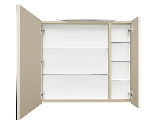 Зеркальный шкаф Roca Oleta 80 A857647515 с подсветкой Капучино