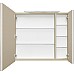 Зеркальный шкаф Roca Oleta 80 A857647515 с подсветкой Капучино