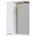Зеркало со шкафом Avanti Uno 60 L 00706 с подсветкой Белое глянцевое