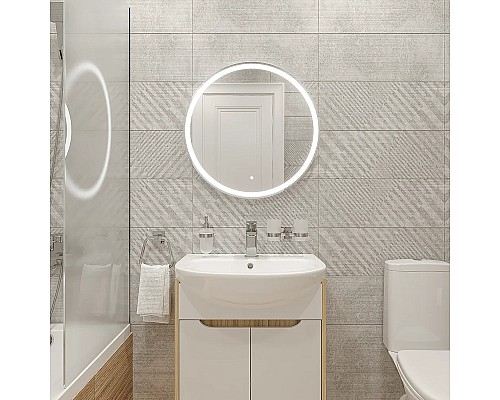 Зеркало DIWO Ростов 65 ЗЛП114 с подсветкой с сенсорным выключателем