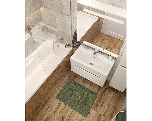 Зеркальный шкаф DIWO Коломна 80 KOL.Z.80/P/W с подсветкой Белый