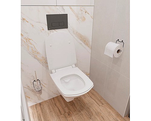 Держатель туалетной бумаги DIWO Смоленск П14788 Черный муар