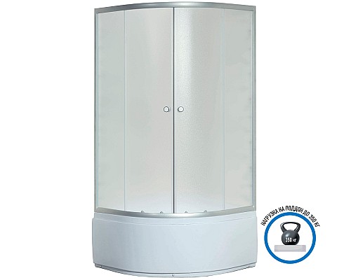 Душевой уголок Niagara Eco 80х80 NG-005-14 профиль Хром матовый стекло матовое