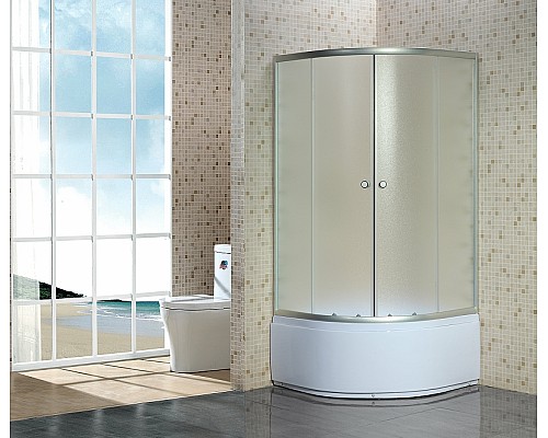 Душевой уголок Niagara Eco 80х80 NG-005-14 профиль Хром матовый стекло матовое