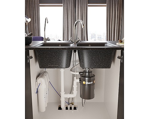 Кухонная мойка Domaci Бьелла DMC-15 DMC-15-308 Черная Кухонная мойка Domaci Бьелла DMC-15 DMC-15-308 Черная