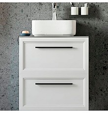 Тумба с раковиной STWORKI Эстерсунд 60 459694 подвесная Белая матовая Роверелла