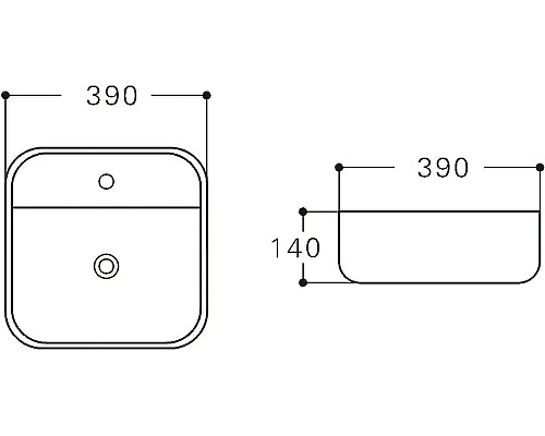 Тумба с раковиной STWORKI Эстерсунд 60 459694 подвесная Белая матовая Роверелла
