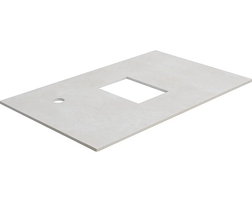 Тумба с раковиной STWORKI Эстерсунд 75 460028 подвесная Белая матовая Простоун беж