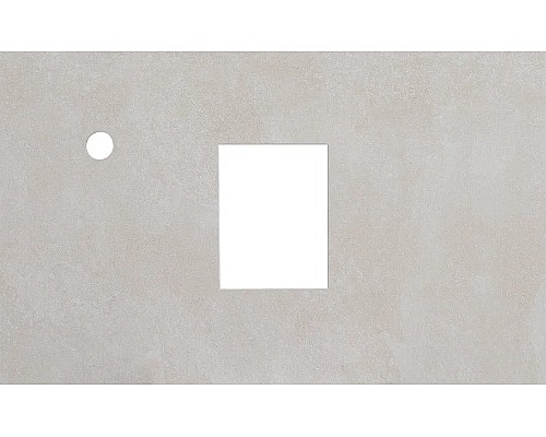 Комплект мебели для ванной STWORKI Эстерсунд 75 460027 подвесной Белый матовый Простоун беж