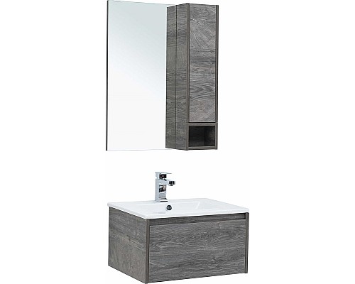 Комплект мебели для ванной STWORKI Карлстад 60 418798 подвесной Дуб рошелье