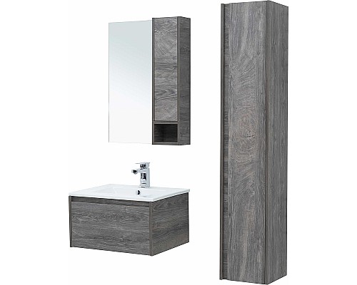 Комплект мебели для ванной STWORKI Карлстад 60 418798 подвесной Дуб рошелье