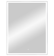 Зеркало Континент Frame Silver 600х800 ЗЛП891 с подсветкой с сенсорным выключателем