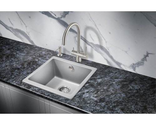 Кухонная мойка Milacio Leon 45 Cuarzo MC.77093 Серый металлик