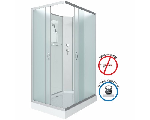 Душевая кабина Niagara Classic 120х80 NG-43285-14QBK без гидромассажа