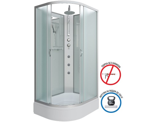 Душевая кабина Niagara Classic 120х90 R NG-33294-14RBKTG с гидромассажем