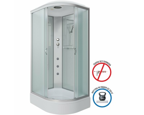 Душевая кабина Niagara Classic 100х80 L NG-33084-14LG с гидромассажем