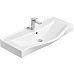 Тумба с раковиной STWORKI Хельсинки 100 411898 подвесной Белый глянец
