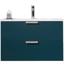 Тумба с раковиной Orans BC-0901 80 подвесная Ocean blue matt