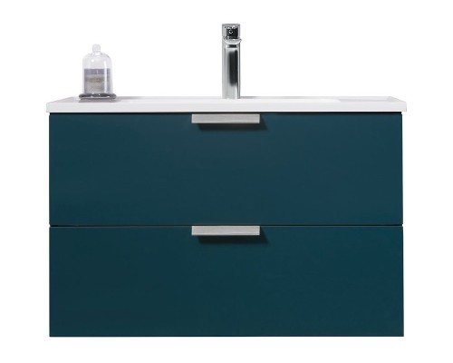 Тумба с раковиной Orans BC-0901 80 подвесная Ocean blue matt