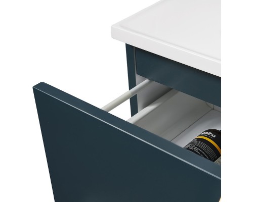 Тумба с раковиной Orans BC-0901 80 подвесная Ocean blue matt
