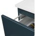 Тумба с раковиной Orans BC-0901 80 подвесная Ocean blue matt