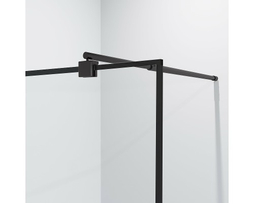 Душевая перегородка Niagara Nova 90 NG-685-90BLACK профиль Черный стекло прозрачное