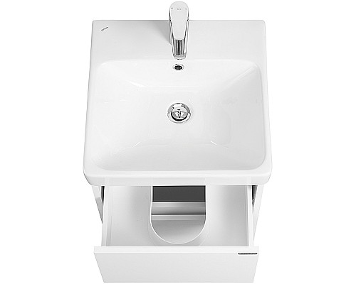 Тумба с раковиной Aquaton Сканди 45 1A2516K0SD010 подвесная Белая Тумба с раковиной Aquaton Сканди 45 1A2516K0SD010 подвесная Белая