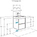 Тумба с раковиной Aquaton Сканди 45 1A2516K0SD010 подвесная Белая