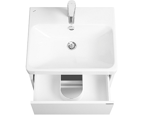 Тумба с раковиной Aquaton Сканди 55 1A2517K0SD010 подвесная Белая Тумба с раковиной Aquaton Сканди 55 1A2517K0SD010 подвесная Белая