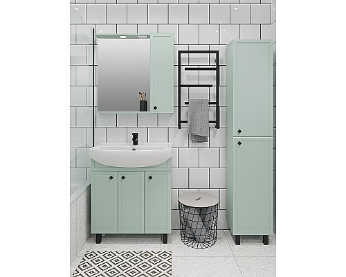 Тумба под раковину Runo Римини 75 00-00001275 Мята