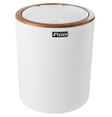 Ведро для мусора Fixsen White Boom FX-412-6 Белое