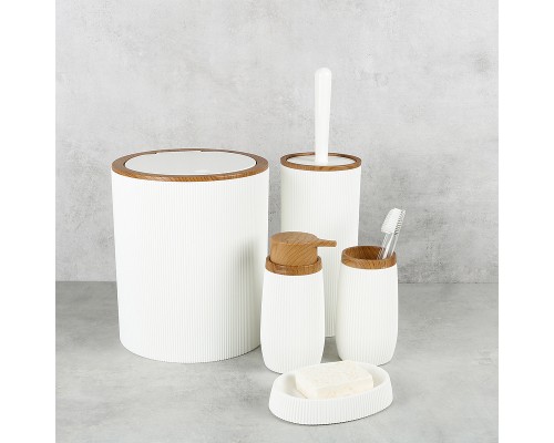 Ведро для мусора Fixsen White Boom FX-412-6 Белое