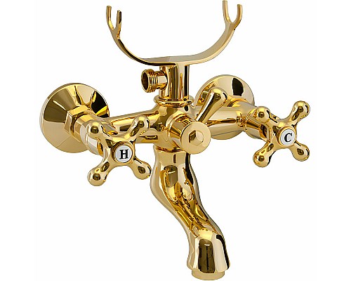 Смеситель для ванны Remer Liberty 05LIDO Золото