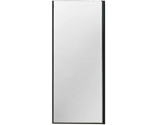 Душевая стенка Vincea Lugano 100 VSG-1L100CLB профиль Черный стекло прозрачное