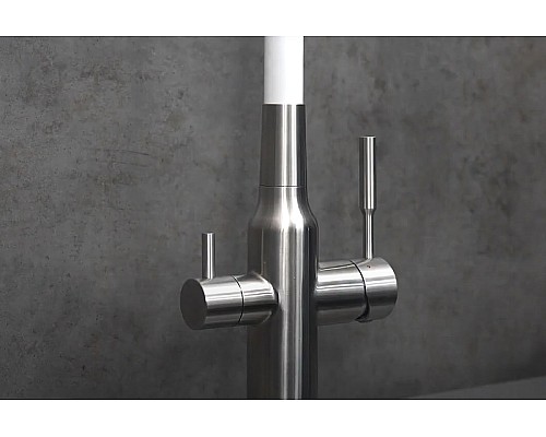 Смеситель для кухни Lemark Expert LM5083S-White Хром Белый