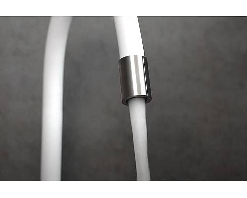 Смеситель для кухни Lemark Expert LM5083S-White Хром Белый