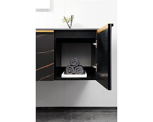 Тумба с раковиной Orans BC-V8106-1200 120 8106000 подвесная Black