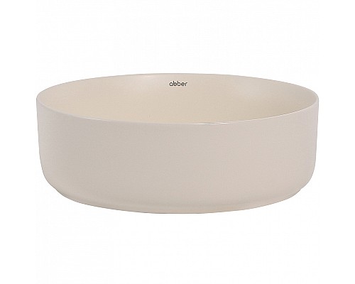 Раковина-чаша Abber Bequem 36 AC2108MBE Светло-бежевая матовая