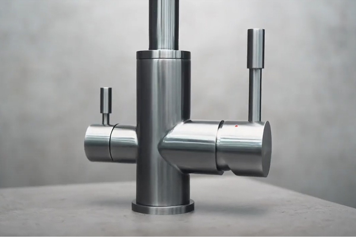 Lemark Смеситель Lemark EXPERT LM5061GMN для кухни c подключением к фильтру с питьевой водой, графит — купить в Алматы