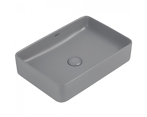 Раковина-чаша Abber Rechteck 51 AC2207MG Серая матовая