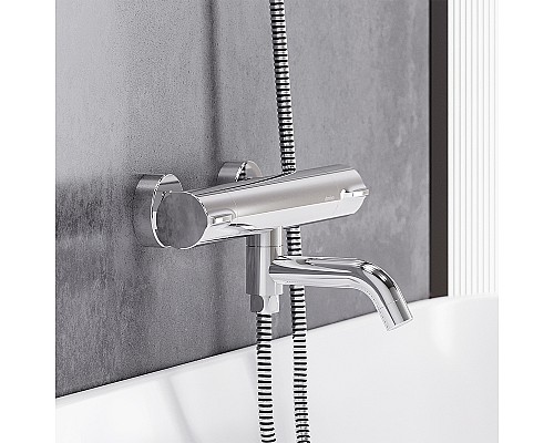 Смеситель для ванны Damixa Scandinavian Pure 363000000 с термостатом Хром