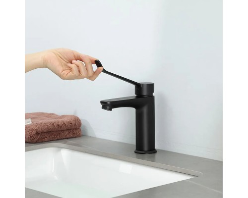 Смеситель для раковины Gappo G21-6 G1021-6 Черный матовый